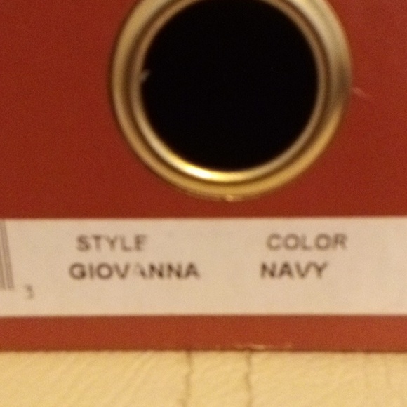 Women's Italian sandals navy blue size 7.5 NIB - Picture 6 of 6